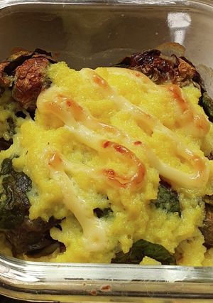 卵豆腐で低脂肪。芽キャベツのロースト風-レシピのメイン写真