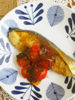 魚料理もレンジで!ぶりのトマトソースかけ-レシピのメイン写真