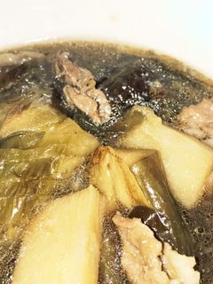 茄子と豚肉と長芋の煮浸し-レシピのメイン写真
