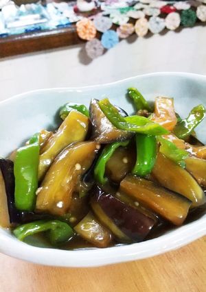 なすとピーマンの中華風-レシピのメイン写真
