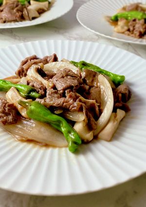 *牛肉とエリンギのオイスター炒め*-レシピのメイン写真
