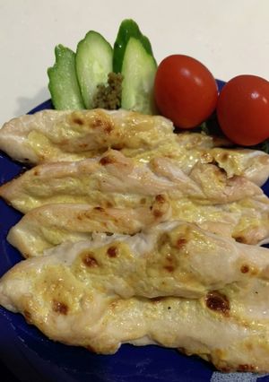 ゆかりのイブクロ　　ササミのグリル焼き-レシピのメイン写真