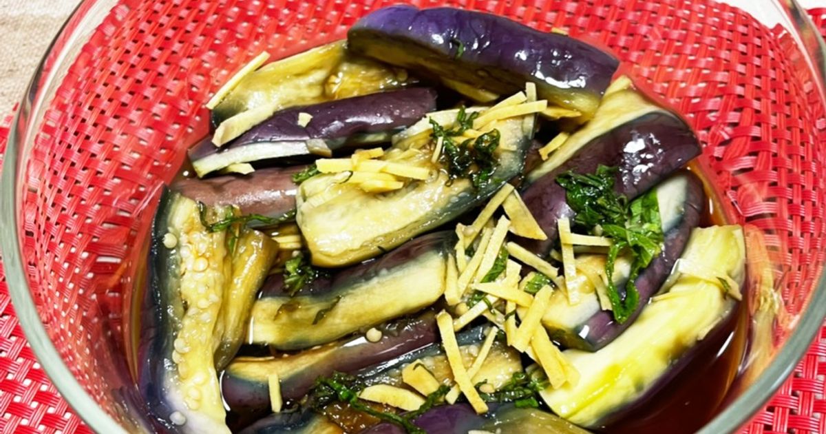 超簡単♪茄子のおひたし by 管理栄養士ゆり子 【クックパッド