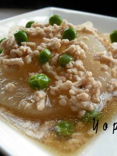 *大根と鶏そぼろ あんかけ*-レシピのメイン写真
