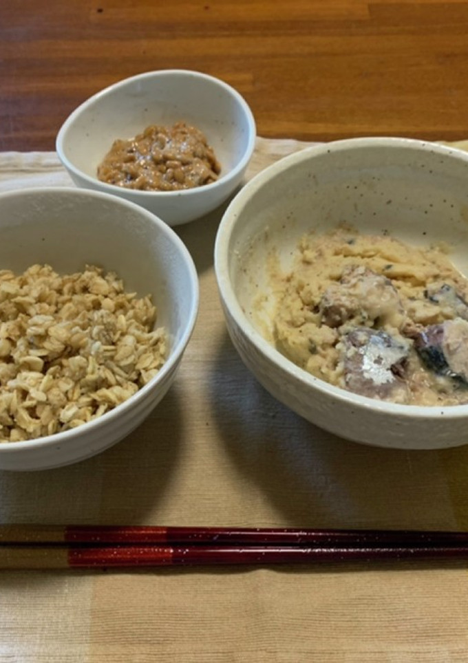 さば水煮缶のおからパウダー和え＆サバーグ-レシピのメイン写真