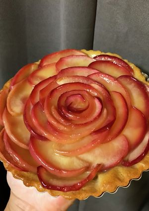 バターなし簡単りんごのカスタードタルト-レシピのメイン写真