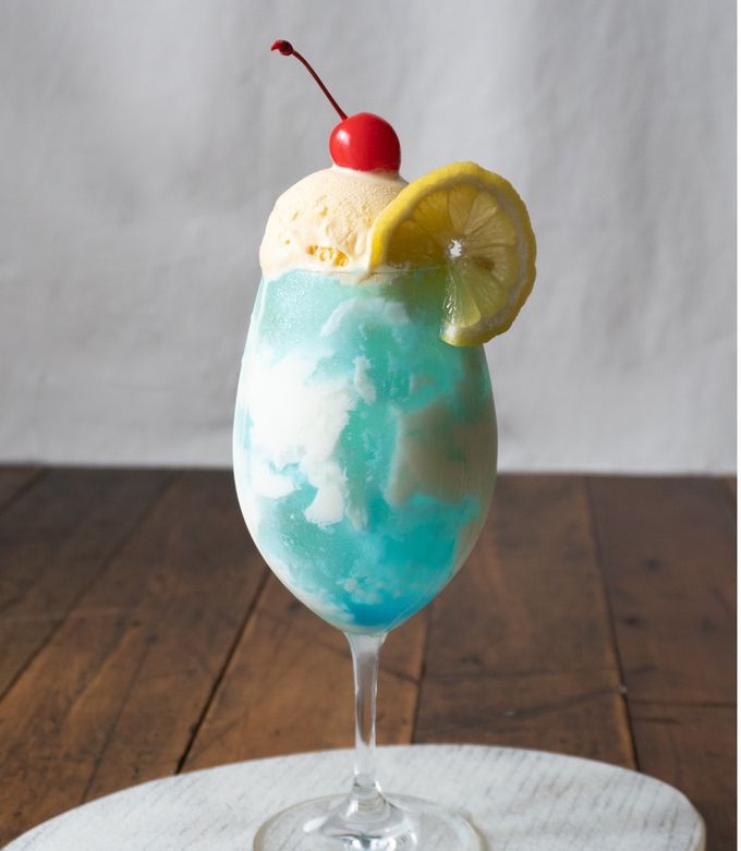 クリームソーダカツオ 夏空クリームソーダ by ぴよちゃん＠なにつく 【クックパッド】 簡単