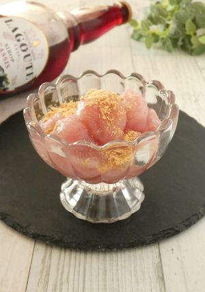 材料3つ★カシスのわらびもち-レシピのメイン写真