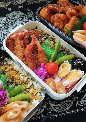 ❜21/7/31 エビフライ弁当-レシピのメイン写真