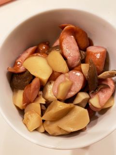 ホットクック ウインナーとキノコの炒め物-レシピのメイン写真