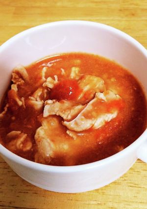 豚肉とトマトの煮込み　トマトの大量消費に-レシピのメイン写真
