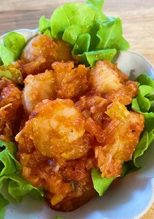 お弁当にも夕飯にも！箸が進むエビチリ-レシピのメイン写真