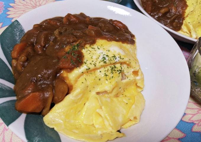 カレー オムライス トップ つくれぽ100 フライパン