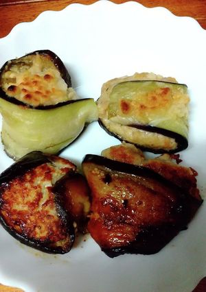 ナス巻ハンバーグ-レシピのメイン写真