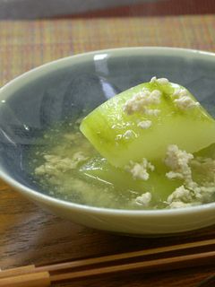 簡単和食★冬瓜のそぼろあんかけ【動画】-レシピのメイン写真