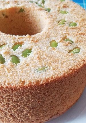 枝豆と粉チーズ・シフォンケーキ-レシピのメイン写真