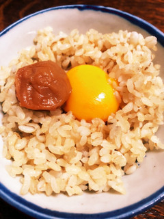 卵かけご飯 梅干し-レシピのメイン写真