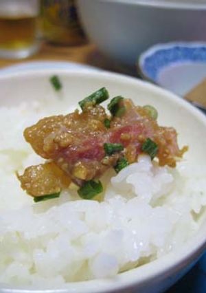 ご飯にのせて☆お刺身の味噌和え-レシピのメイン写真