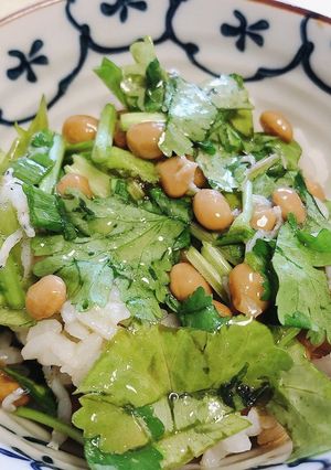 お手軽タイ風♪納豆ごはん-レシピのメイン写真
