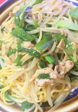 もやしでボリュームアップ！上海焼きそば風-レシピのメイン写真