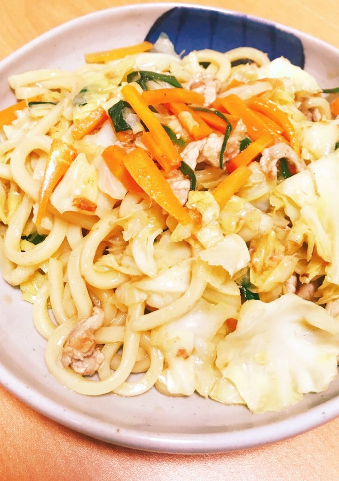 余り野菜で簡単☆焼きうどん-レシピのメイン写真