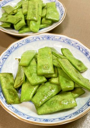 ジャンボインゲンの炒め物-レシピのメイン写真