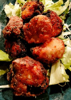 【ヘルシー】鶏むね肉の塩麹レモンから揚げ-レシピのメイン写真