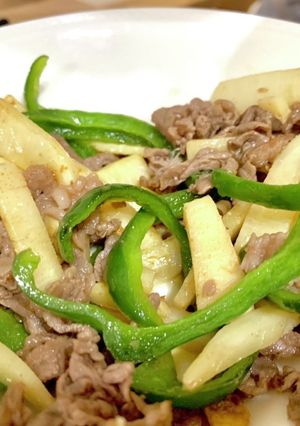 ケト 塩青椒肉絲-レシピのメイン写真