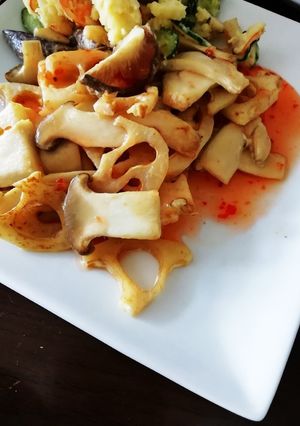 エリンギとレンコンのスイチリマヨ-レシピのメイン写真