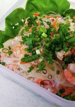 何食べ☆佳代子さんの海老と春雨のサラダ-レシピのメイン写真