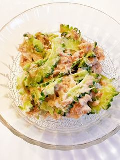 梅肉でサッパリ☆ゴーヤとツナのサラダ-レシピのメイン写真