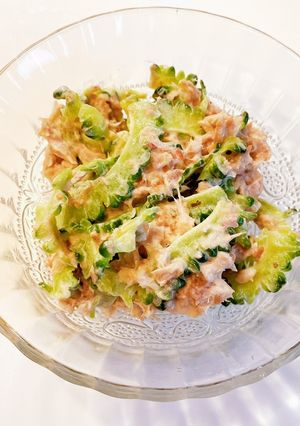 梅肉でサッパリ☆ゴーヤとツナのサラダ-レシピのメイン写真