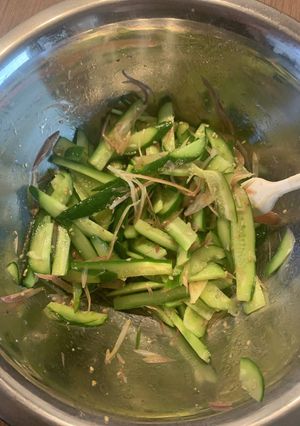 胡瓜と茗荷の胡麻酢和え-レシピのメイン写真