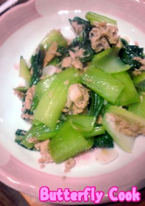 チンゲン菜とツナの炒め物-レシピのメイン写真
