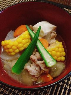 **夏の豚汁**-レシピのメイン写真