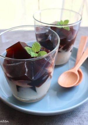 甘糀で食べるコーヒーゼリー-レシピのメイン写真