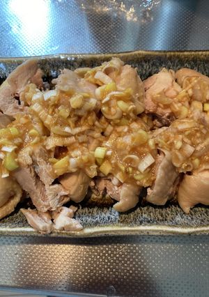 ネギ味噌と鶏肉のさっぱり仕立て-レシピのメイン写真