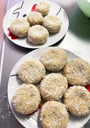私流コロッケのパン粉つけ方☆-レシピのメイン写真
