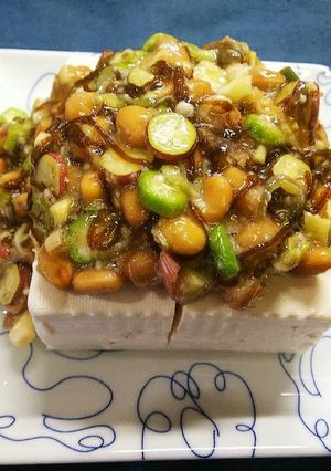 ねばねば冷奴-レシピのメイン写真