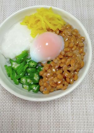 わが家のさっぱりネバネバ丼-レシピのメイン写真