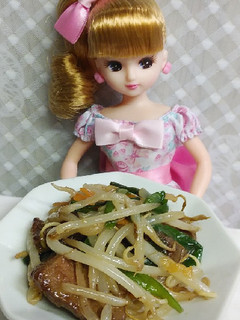 リカちゃん♡レモにん夏レバニラ野菜炒め-レシピのメイン写真