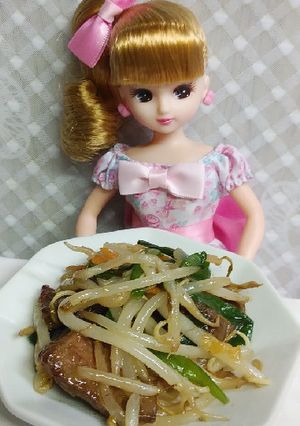 リカちゃん♡レモにん夏レバニラ野菜炒め-レシピのメイン写真