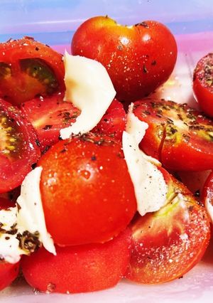 簡単カプレーゼ　ミニトマト消費-レシピのメイン写真