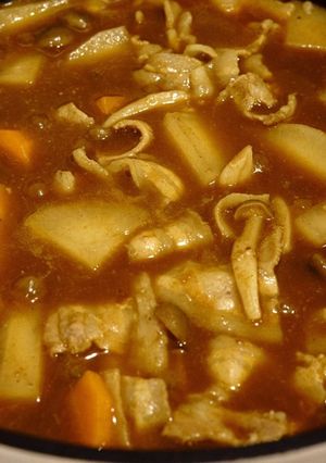 カレーうどんの出汁-レシピのメイン写真