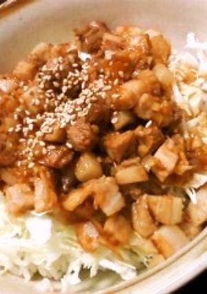 豚バラそぼろ丼-レシピのメイン写真