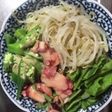 市販の酢タコを使った冷やし中華
