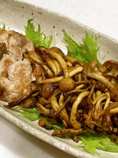 なめこのバター焼き-レシピのメイン写真