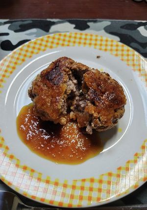 牛肉100%のハンバーグ-レシピのメイン写真