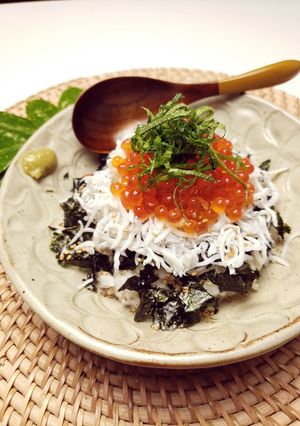 ササッと、イクラしらす ラッキー丼-レシピのメイン写真