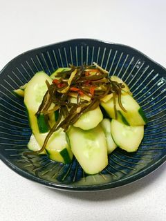 きゅうりと塩昆布のピリ辛漬け-レシピのメイン写真